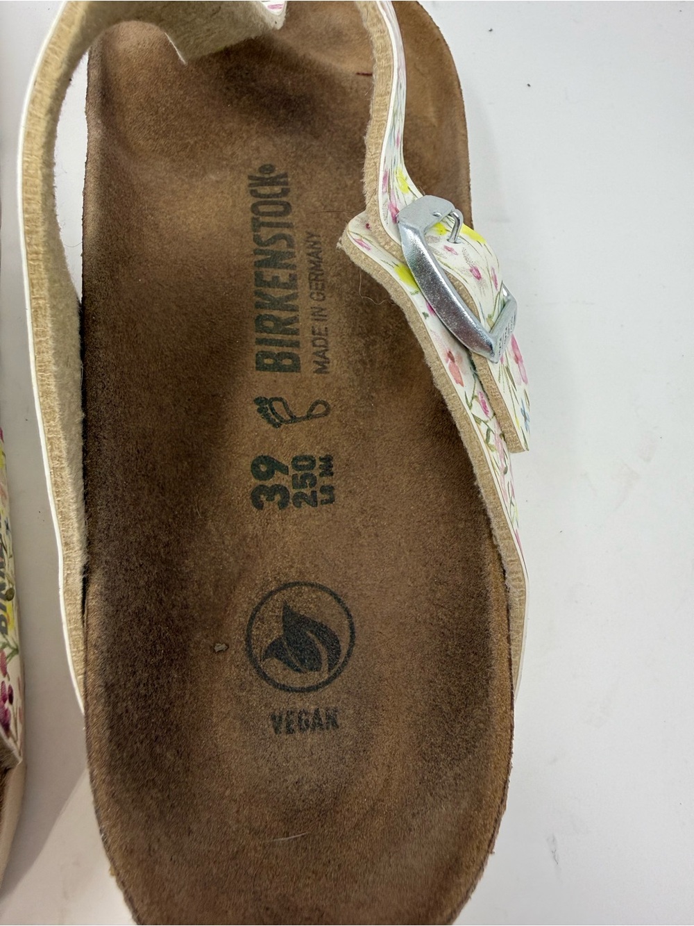 EUC BIRKENSTOCK Gizeh BS VEGAN Thong Sandal US 8/8.5 (HULBIO) - Picture 6 of 8